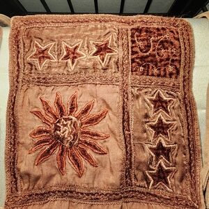 Boho Sun & Stars Mauve Crossbody Bag